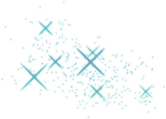 Abstract Cyan Snowflakes Pattern