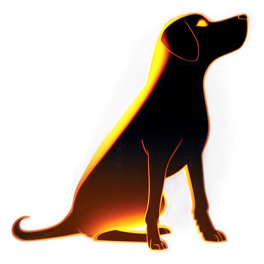 Abstract Dog Silhouette Png 06132024