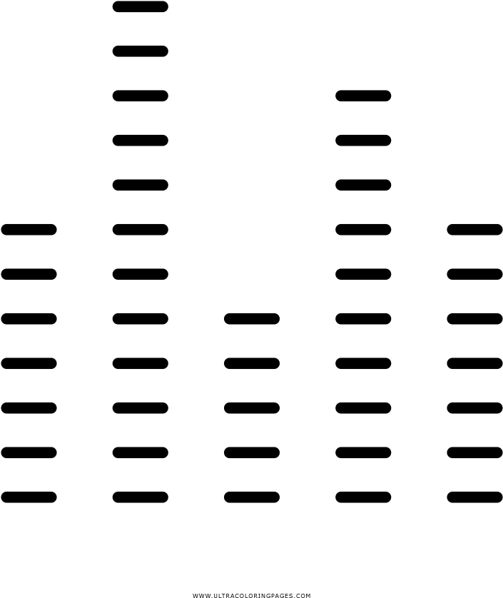 Audio Spectrum Coloring Page - Acoustic Plywood, HD Png Download PNG with transparent background