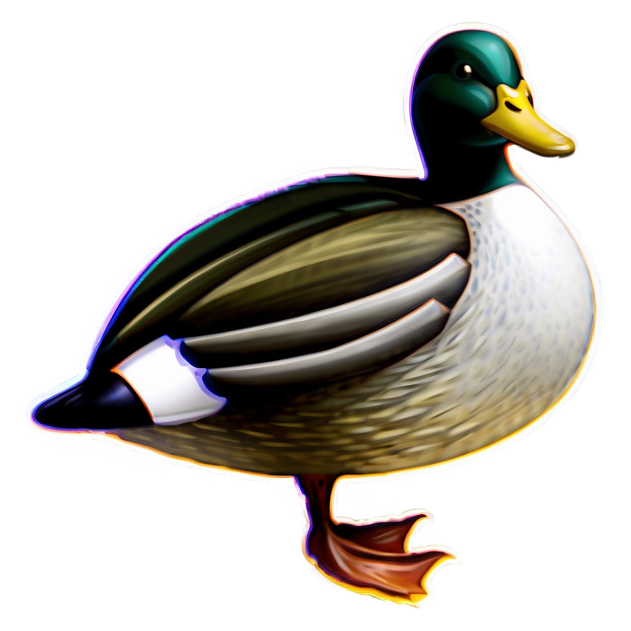 Abstract Duck Art Png Rjs36