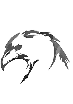 Abstract Eagle Profile Artwork PNG with transparent background