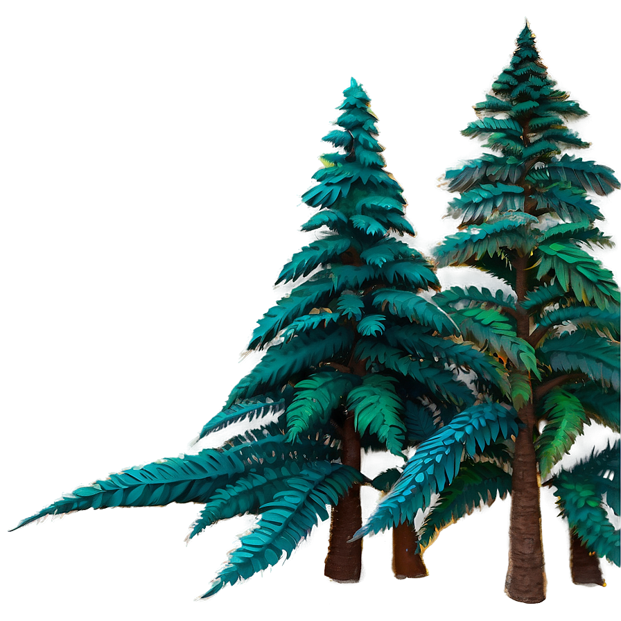 Abstract Evergreen Tree Png 06212024