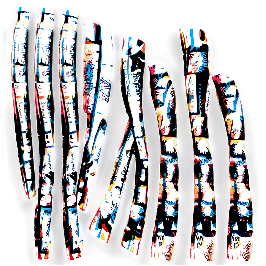 Abstract Expressionist Lines PNG 06112024 PNG with transparent background