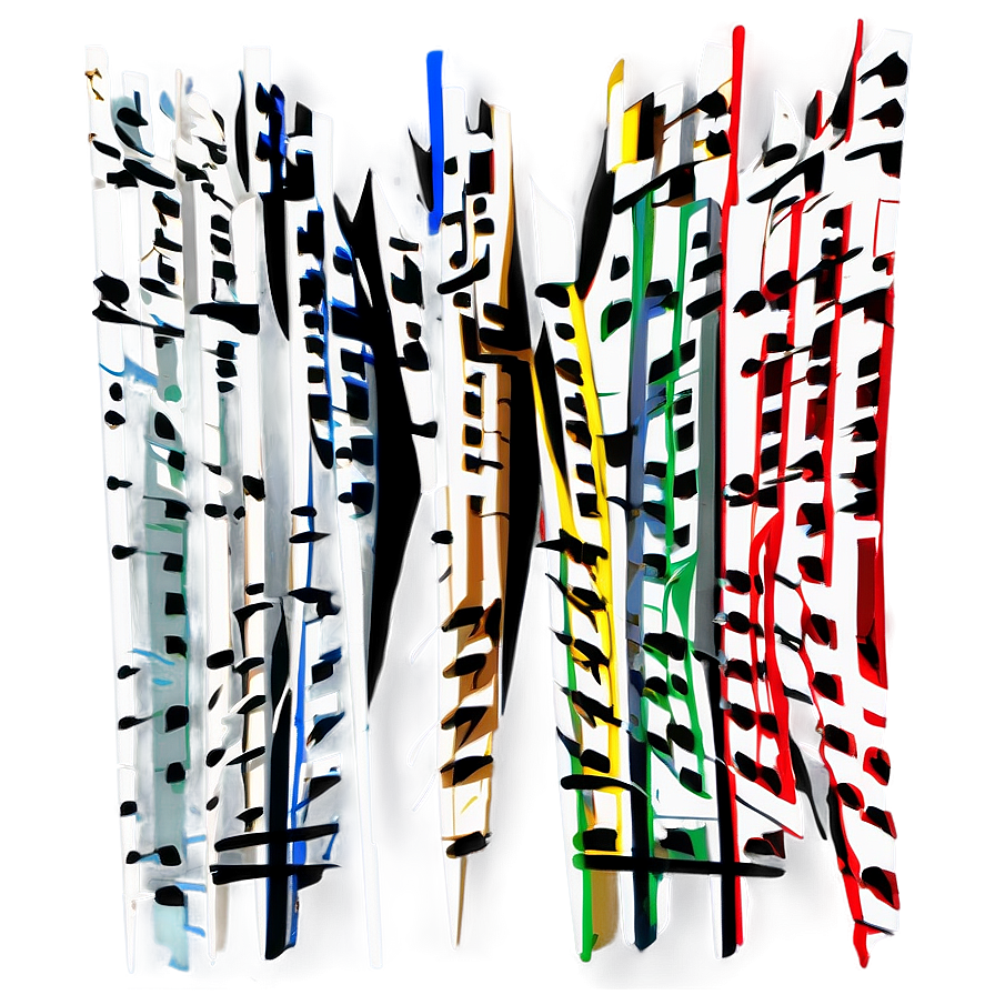 Abstract Expressionist Lines PNG 89 PNG with transparent background