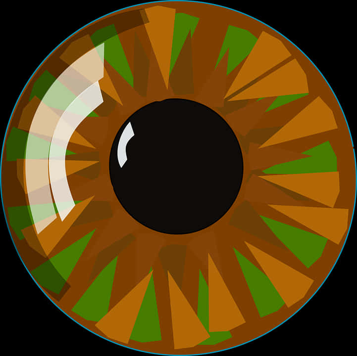 Abstract Eye Illustration PNG with transparent background