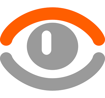 Abstract_ Eye_ Logo PNG with transparent background