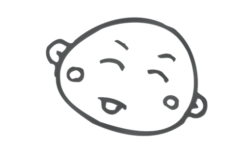 Abstract Face Line Arton Dark Background PNG with transparent background