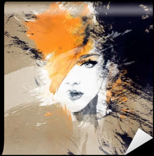 Abstract Female Portrait Artwork