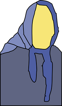 Abstract Figure Blueand Yellow PNG with transparent background