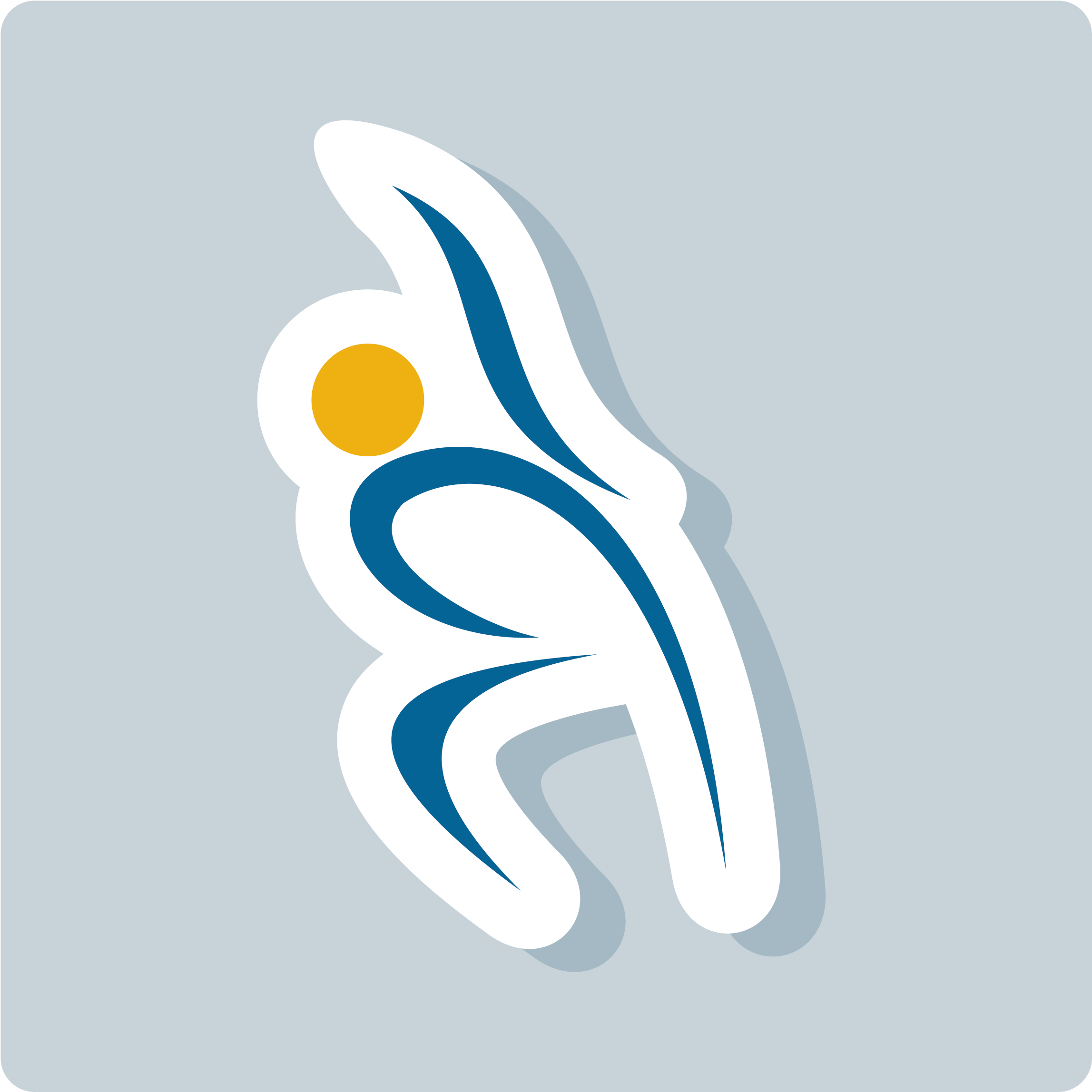 Abstract Figure Stretching Icon