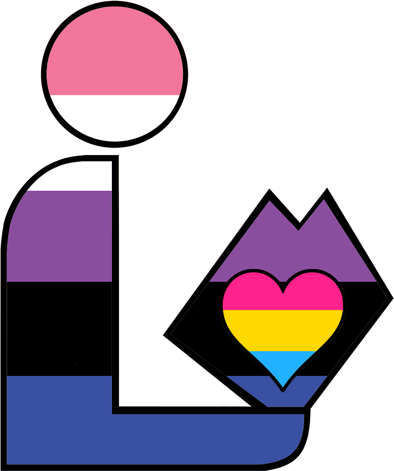 Genderfluid Pansexual Library Logo, HD Png Download PNG image with a transparent background, free high-resolution download