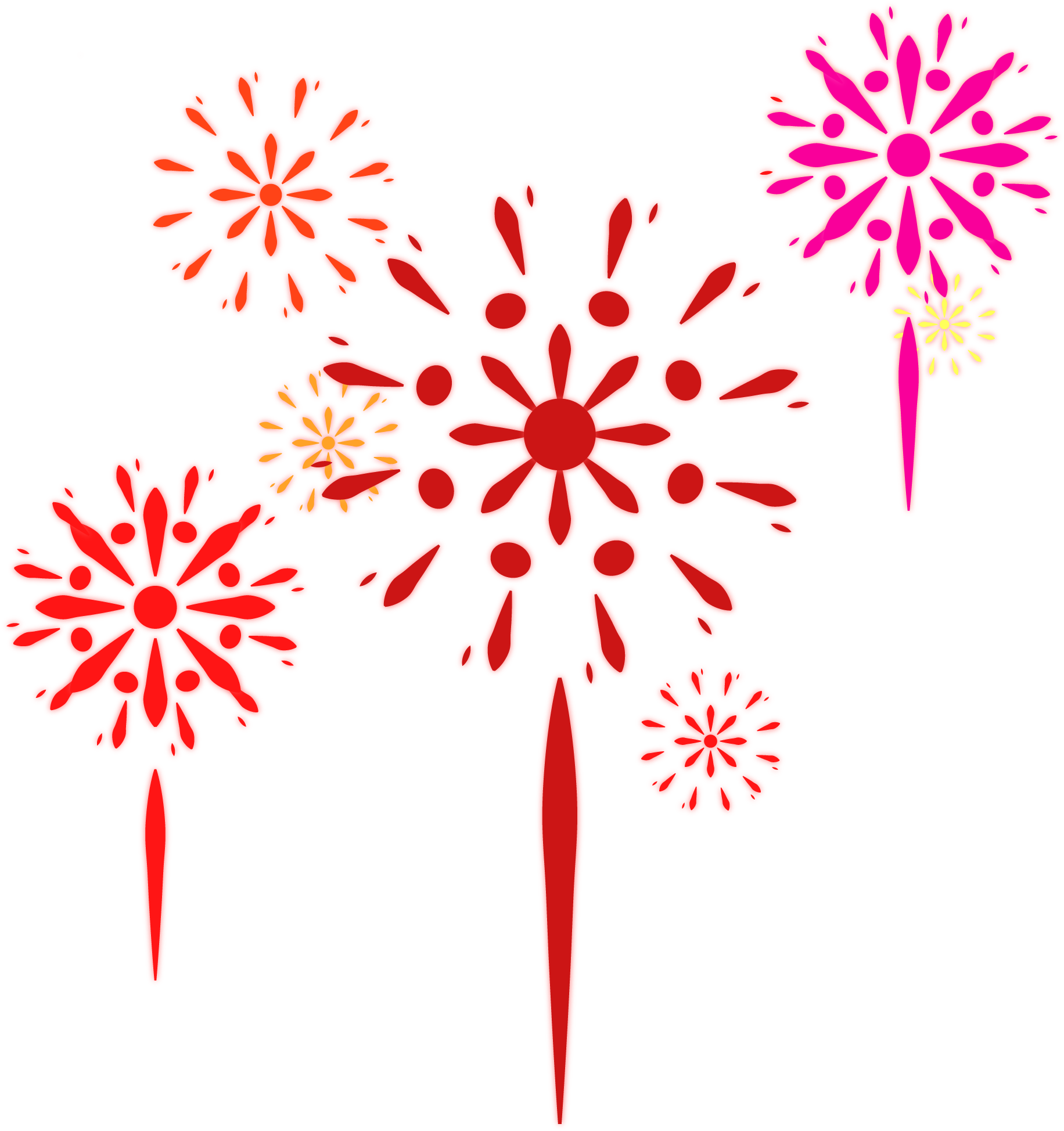 Abstract Firework Illustration