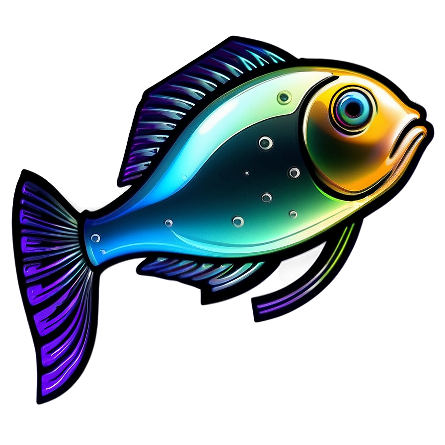 Abstract Fish Shape Png 06262024