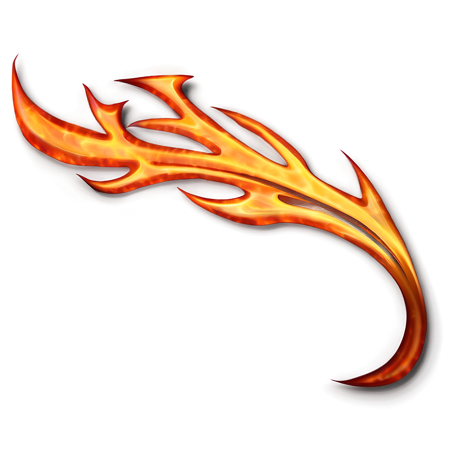 Abstract Flame Art Png 93