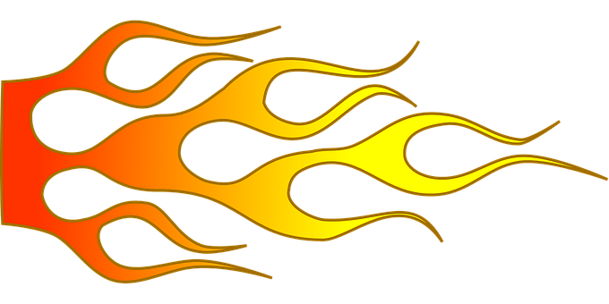 Abstract_ Flame_ Design_ Vector PNG with transparent background