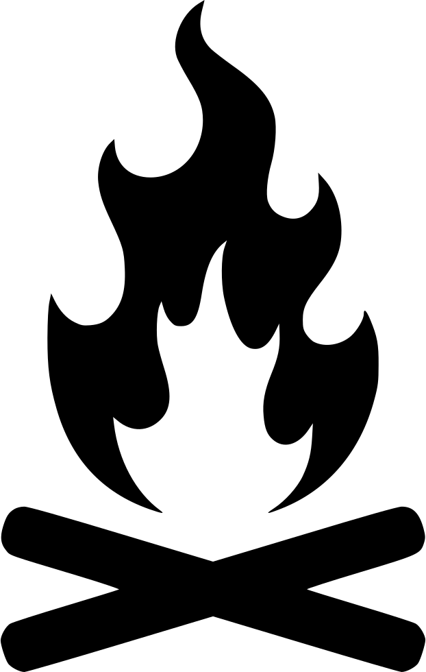 Abstract Flame Icon Vector