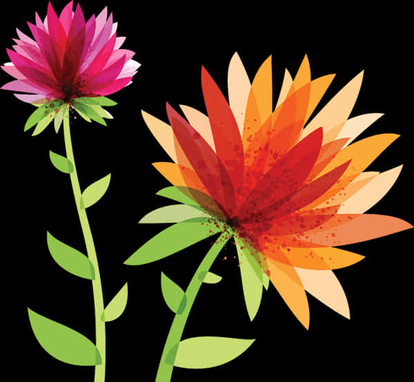 Abstract Flowers Clip Art, HD Png Download PNG with transparent background
