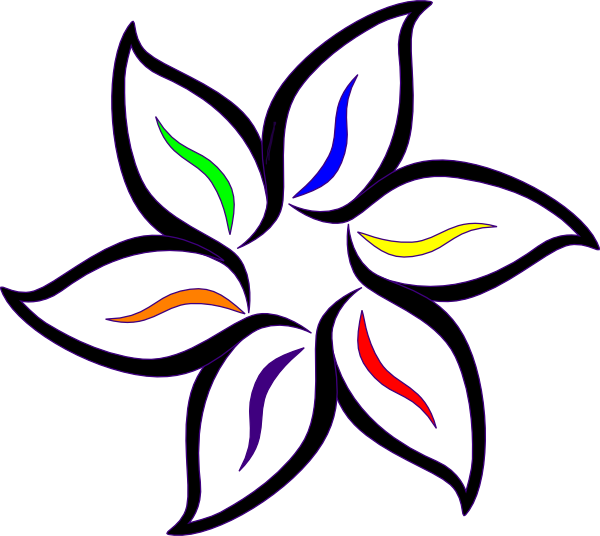 Multi-color Flower Svg Clip Arts - Flower Mothers Day Drawings, HD Png Download PNG with transparent background
