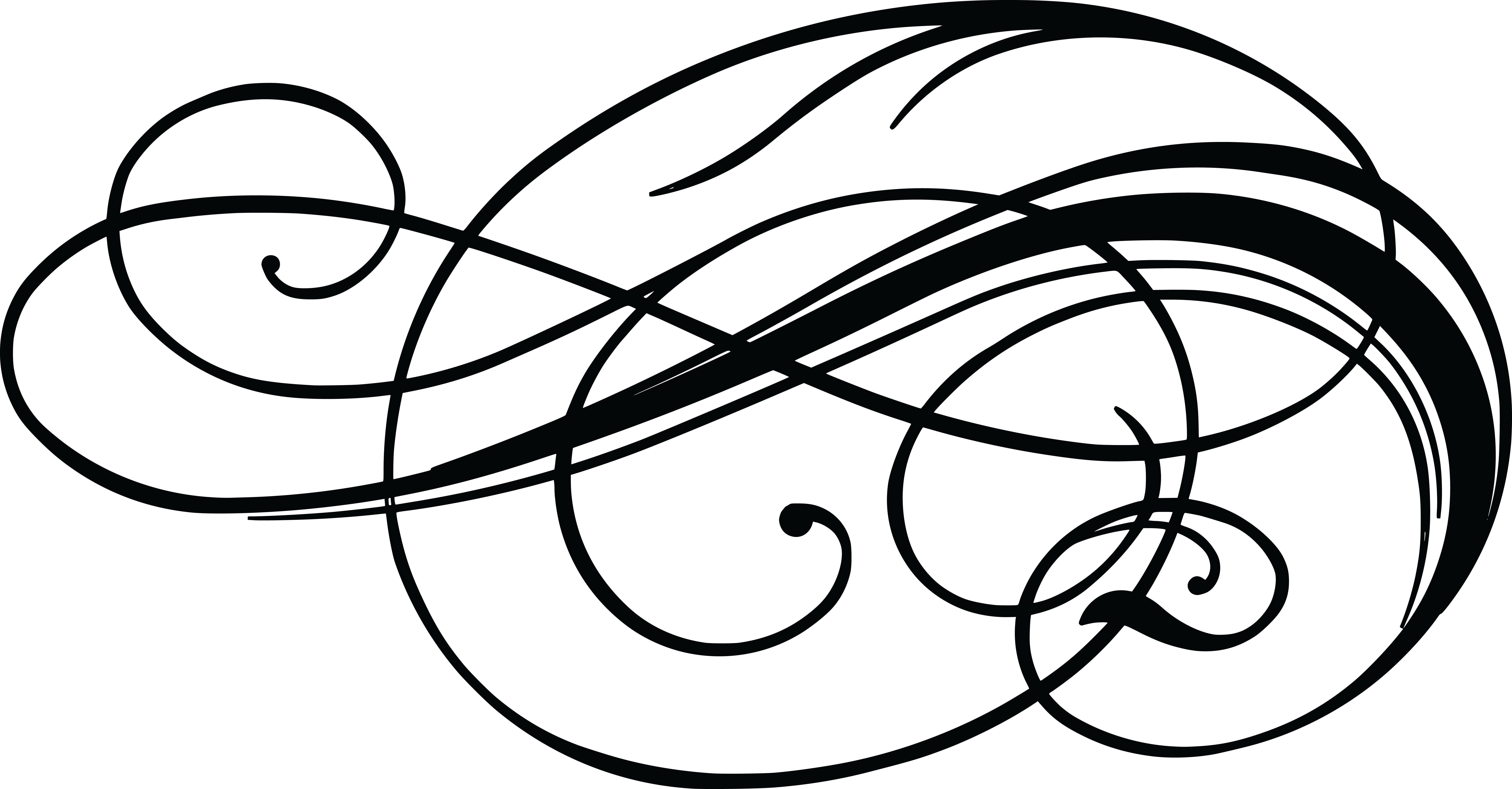 Swashes Vector Swirl Decoration - Calligraphy Design Clipart, HD Png Download PNG with transparent background