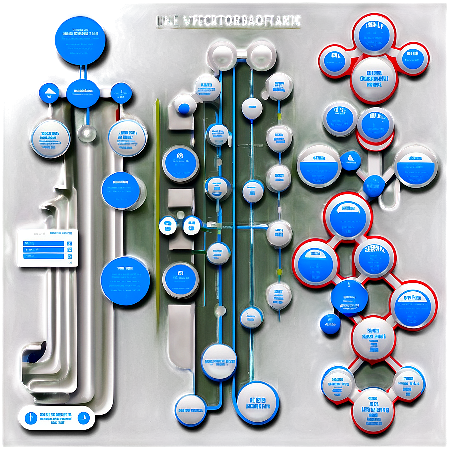 Abstract Flowchart Infographic