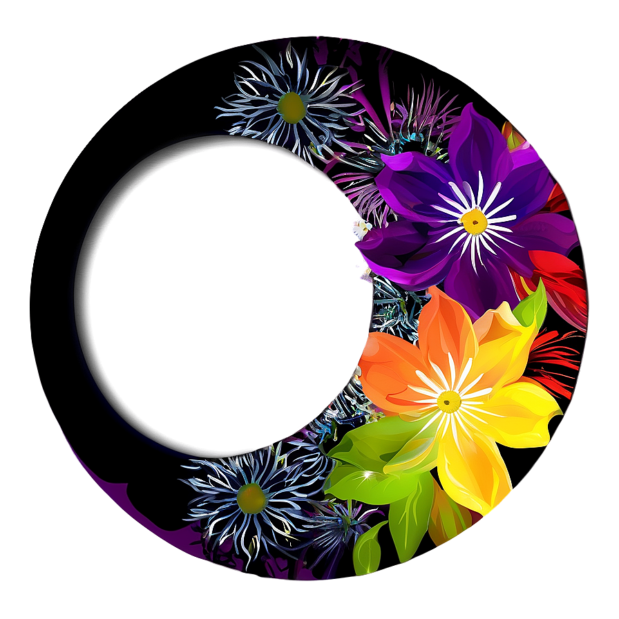 Abstract Flower Circle Png 06252024