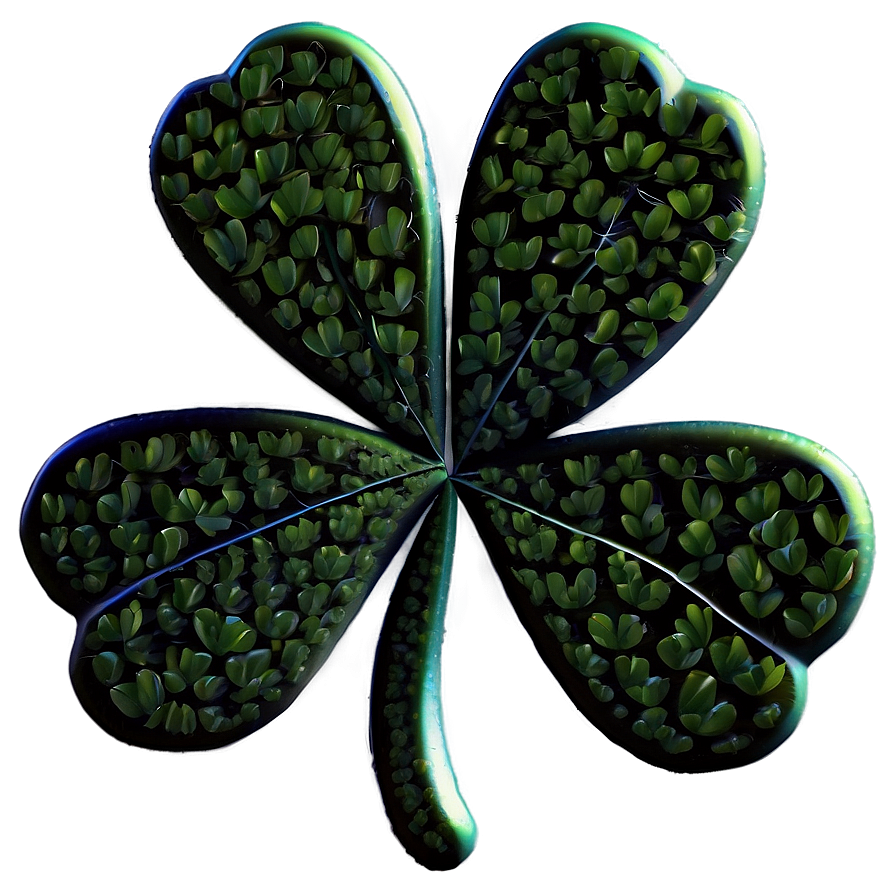 Abstract Four Leaf Clover Png Ouv51