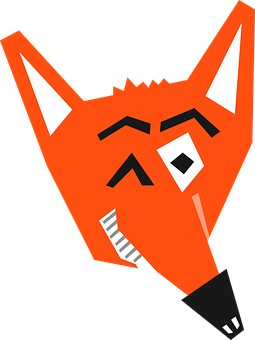 Abstract Fox Artwork