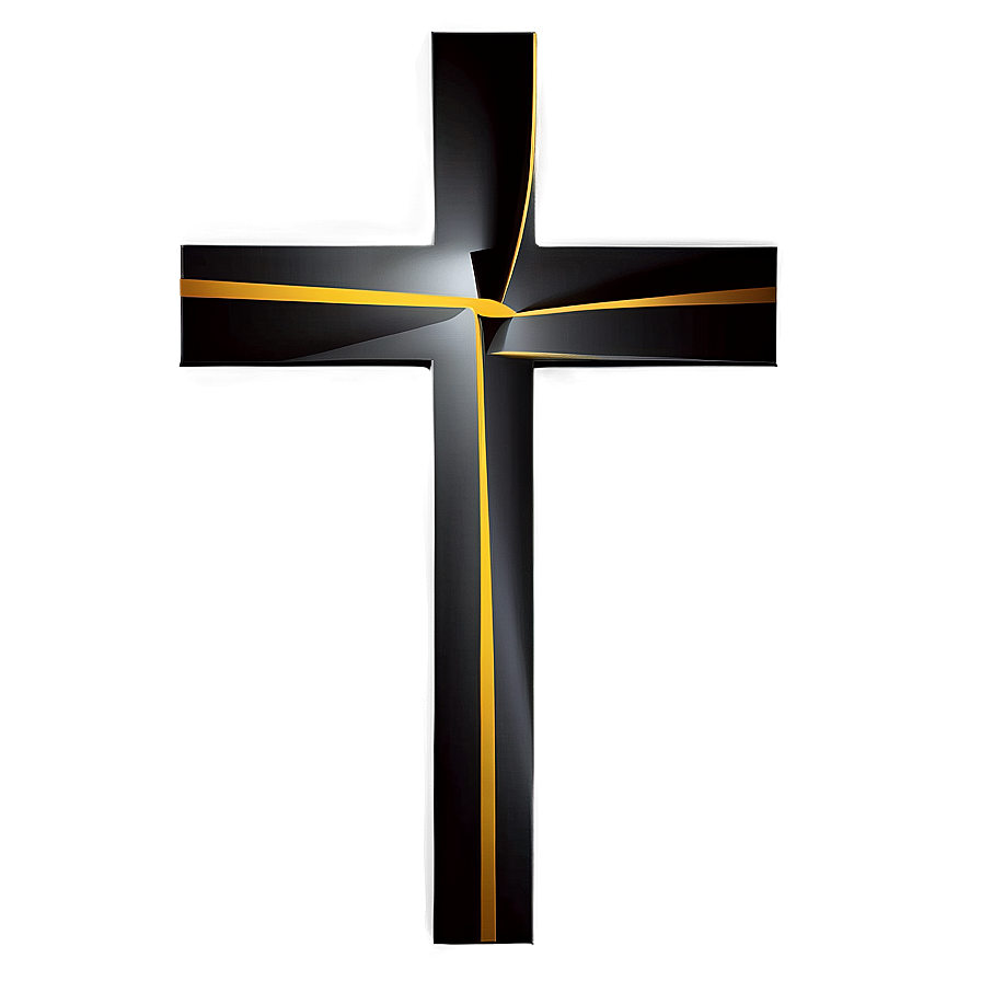 Abstract Geometric Black Cross Png Xta78