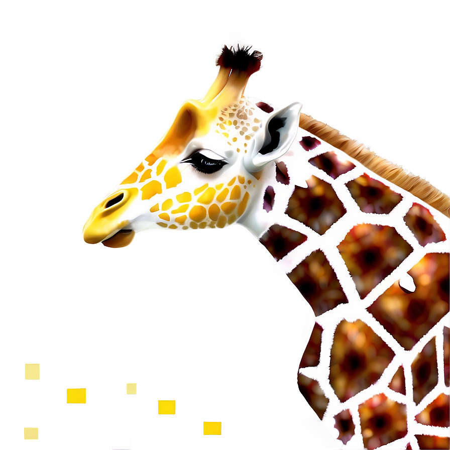 Abstract Giraffe Art Png Tmv7