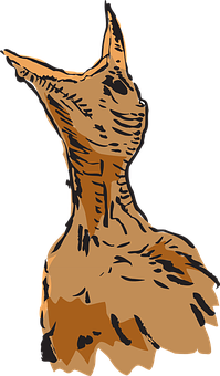 Abstract Giraffe Artwork