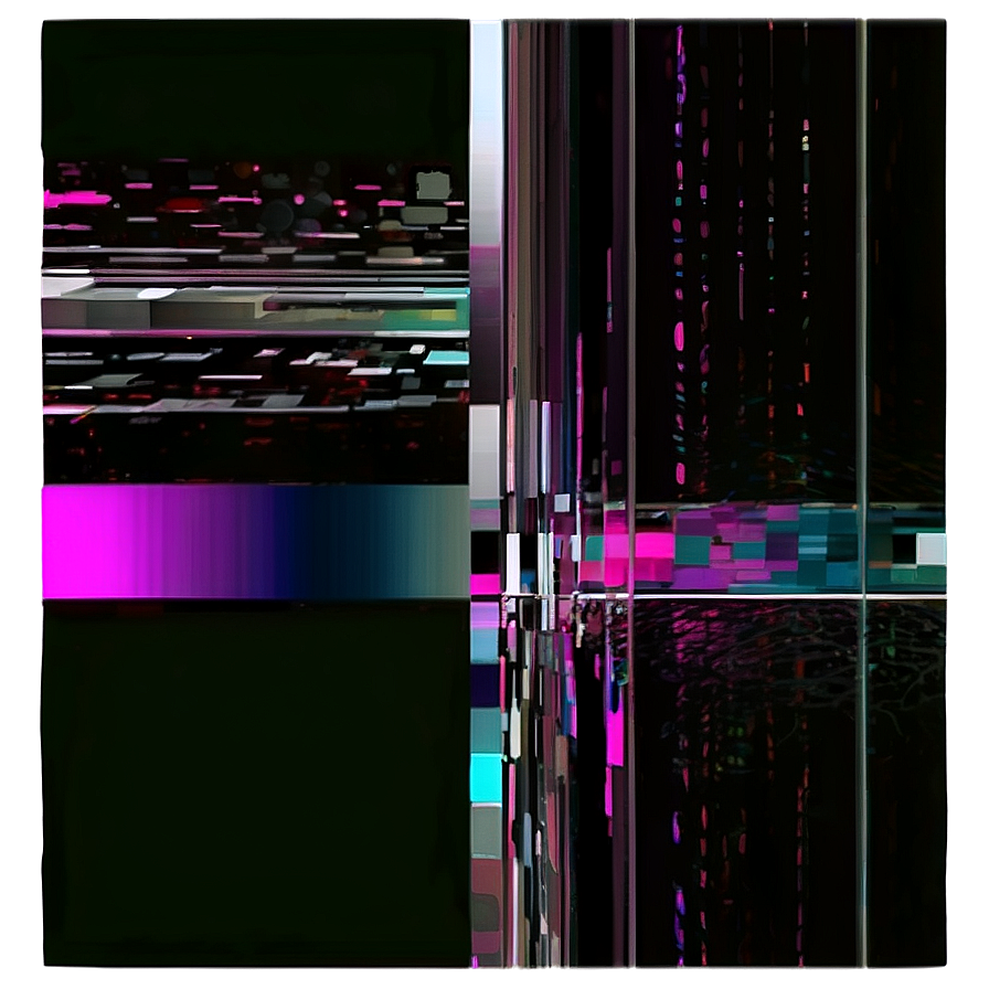 Abstract Glitch Art Png 99