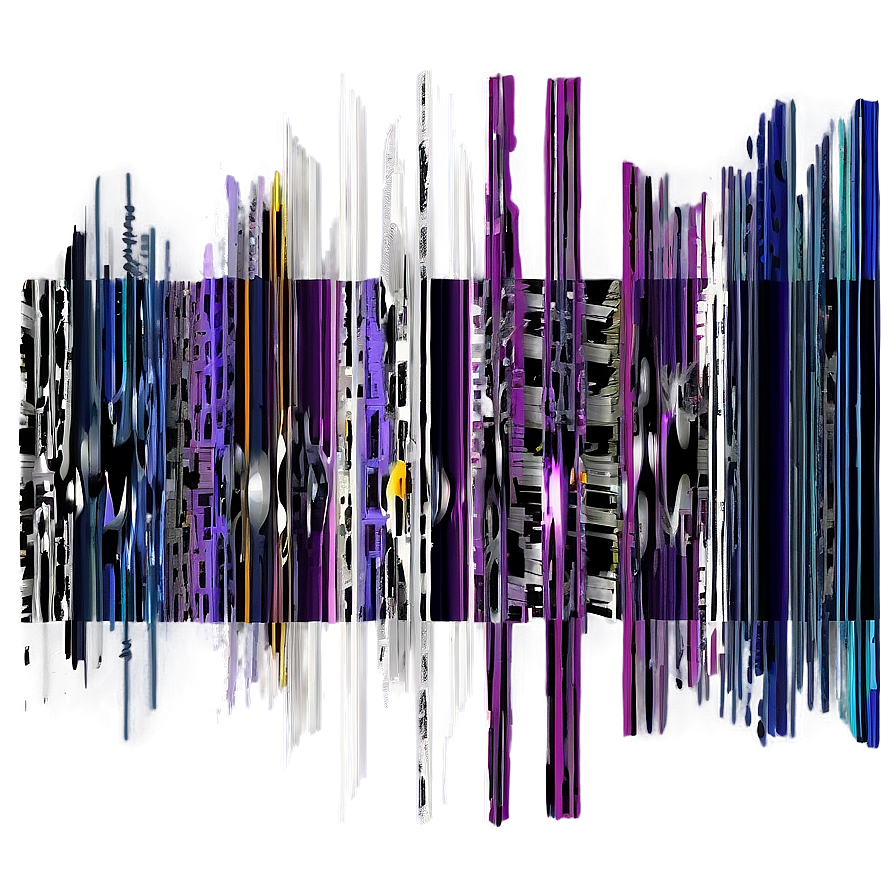 Abstract Glitch Art Png Dua55