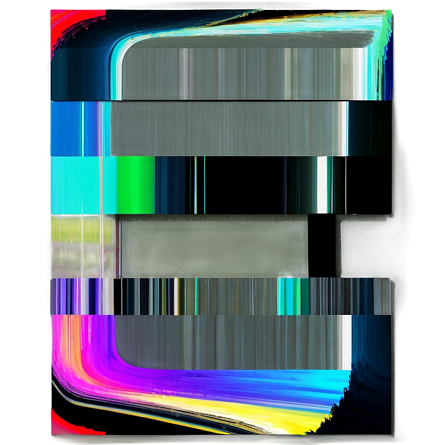 Abstract Glitch Effect Png 97