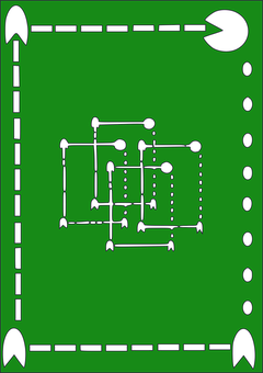Abstract Green Circuit Board Wallpaper PNG with transparent background
