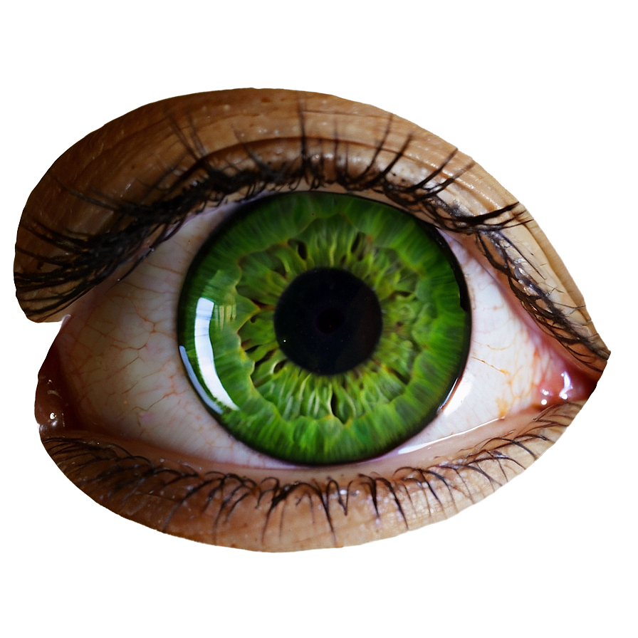 Abstract Green Eye Design Png 96