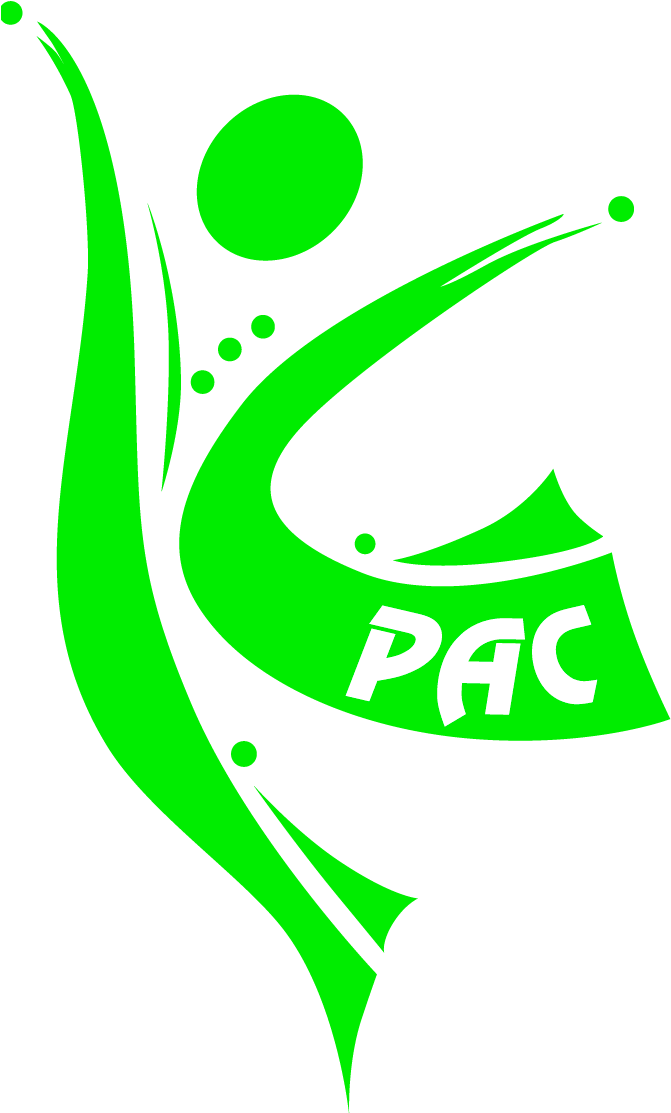 Abstract Green Figure P A C Logo