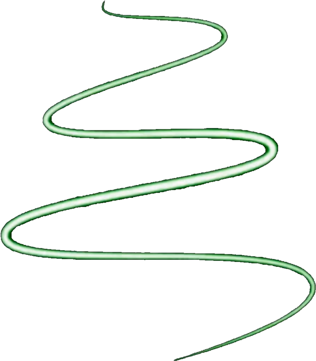 Abstract Green Spiral Graphic