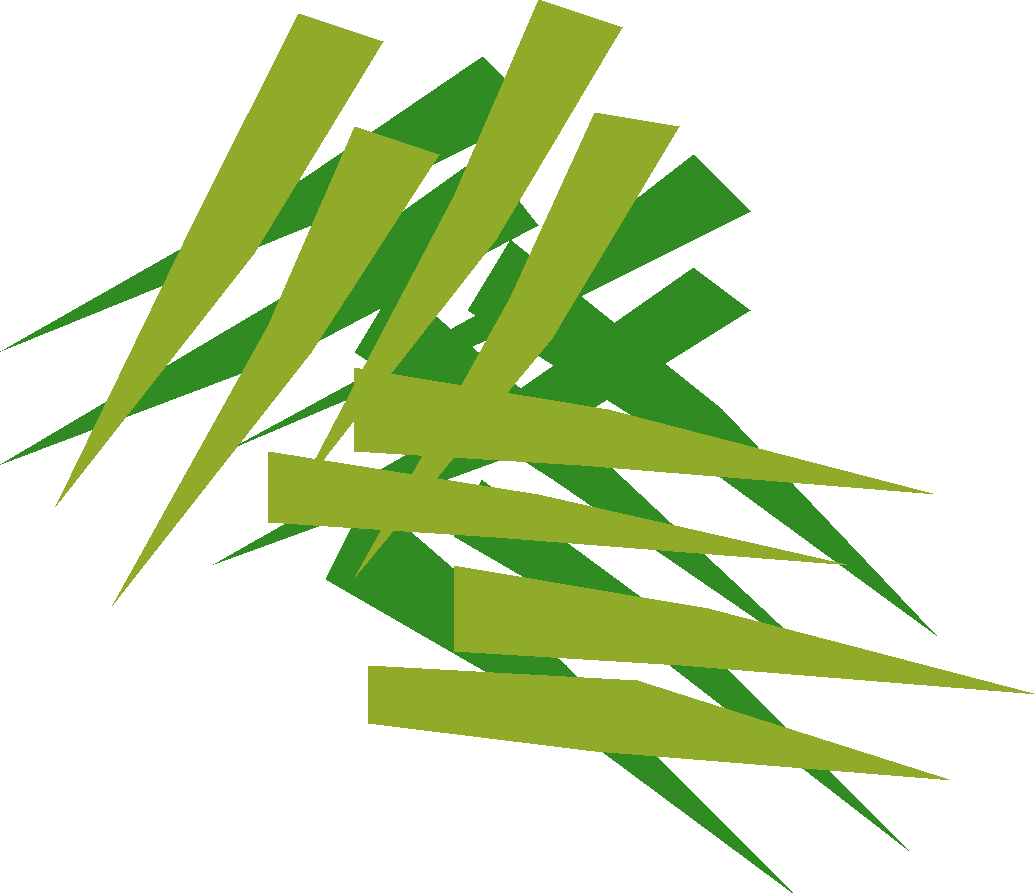 Abstract Green Strips Design PNG with transparent background