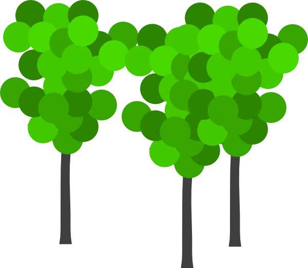 3 Vector Leafy Tree - Cartoon Tree, HD Png Download PNG with transparent background