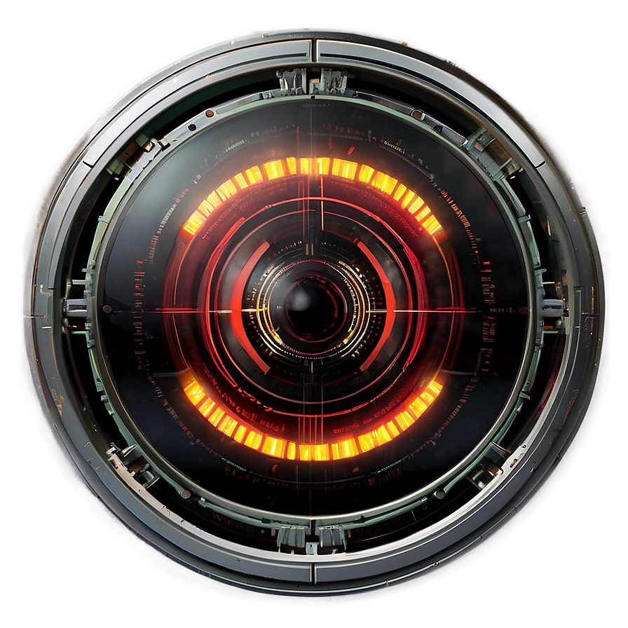 Abstract Hal 9000 Concept Png Fly