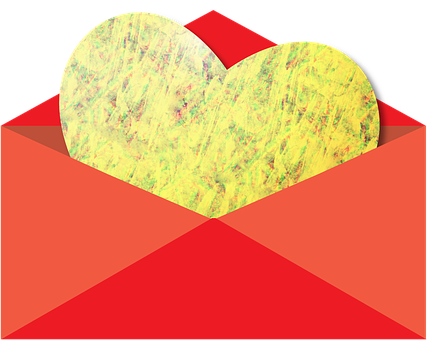 Abstract Heart Artwork PNG with transparent background