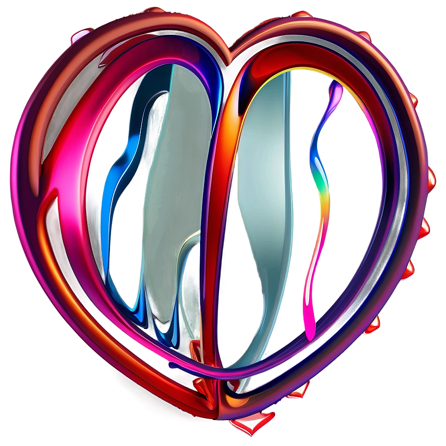 Abstract Heart Outline Png 85