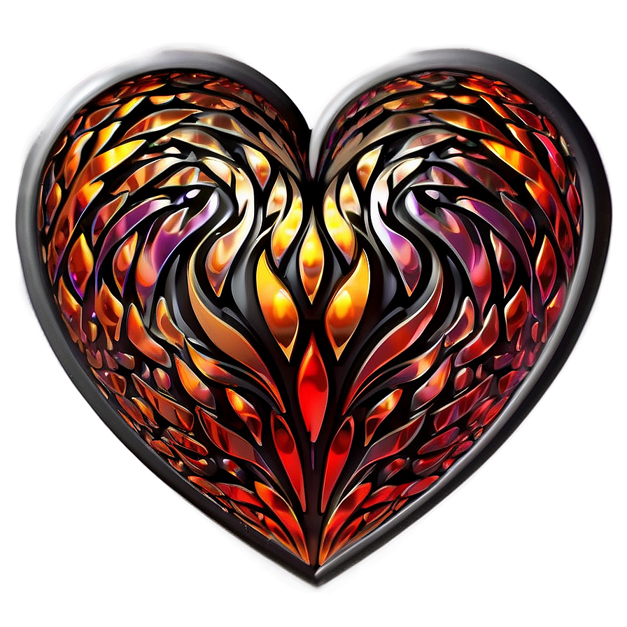 Abstract Heart Shape PNG ige PNG image with a transparent background, free high-resolution download