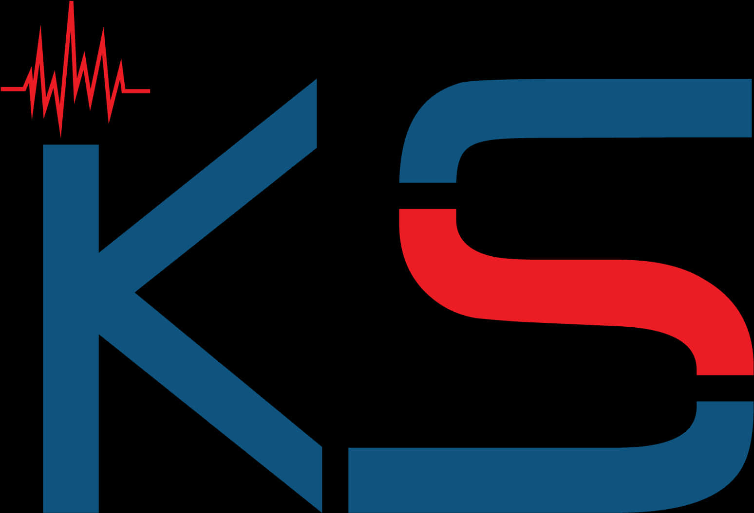 Abstract Heartbeat Logo Design PNG with transparent background