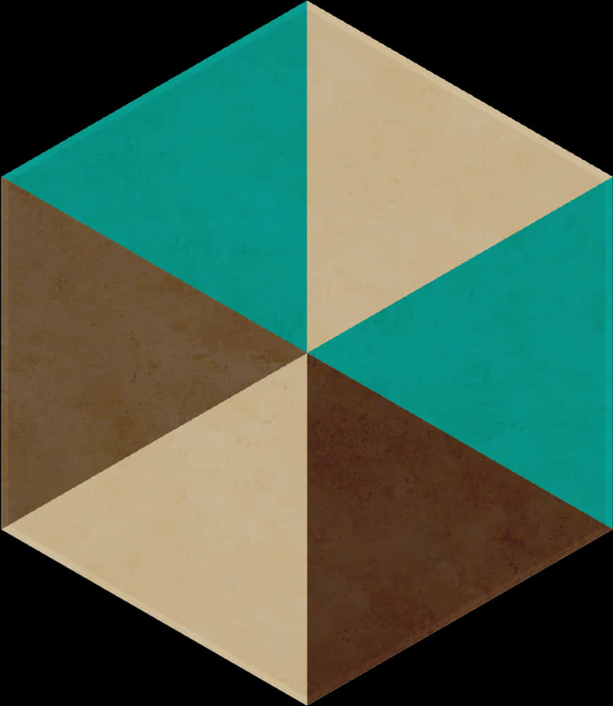 Abstract Hexagon Pattern PNG with transparent background