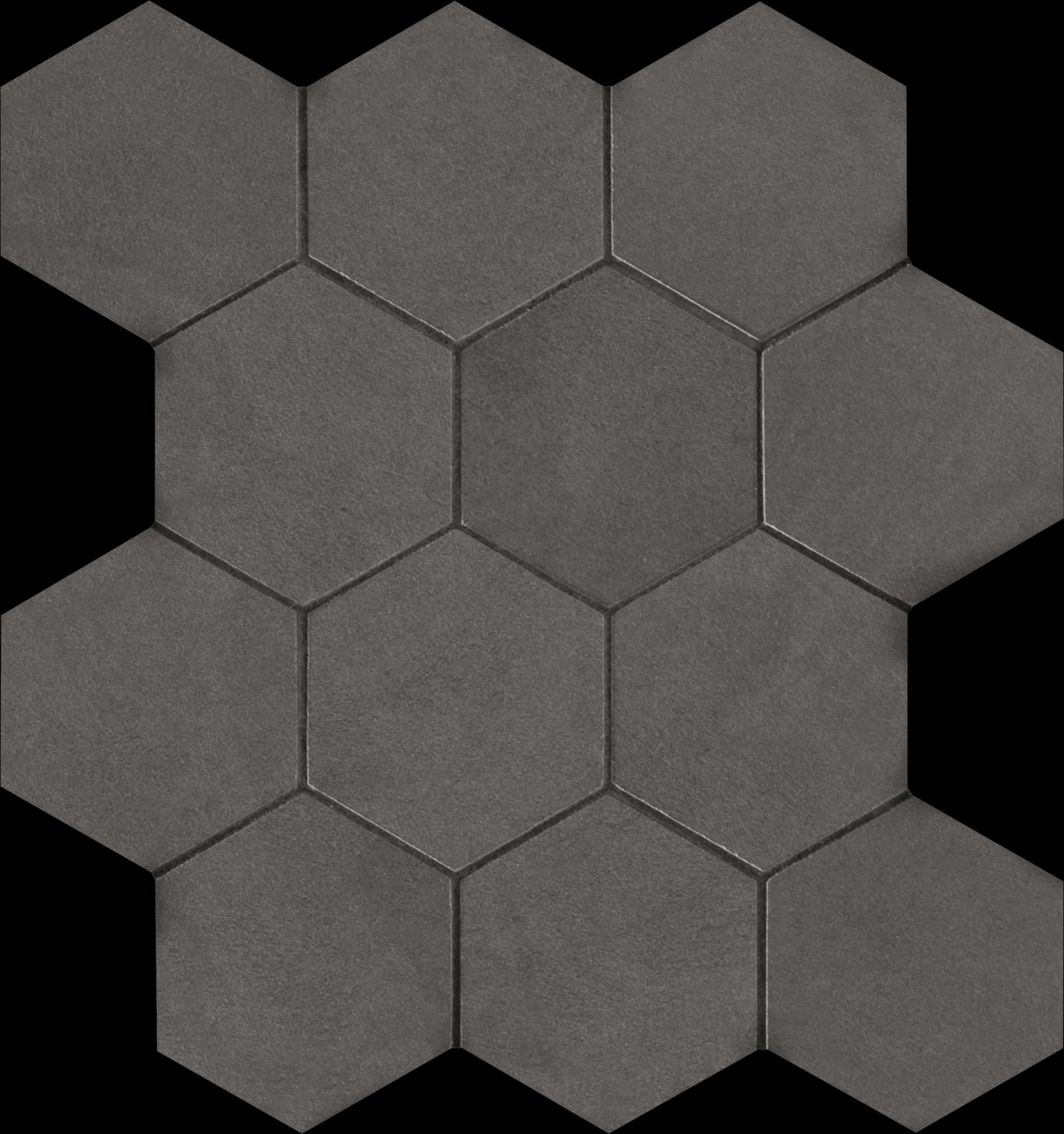 Abstract Hexagonal Tiles Pattern PNG with transparent background