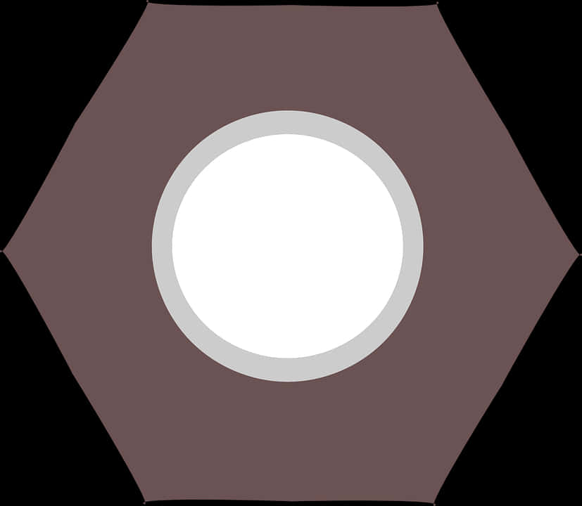Abstract Hexagonand Circle Design PNG with transparent background