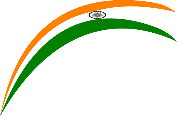 Abstract Indian Flag Design