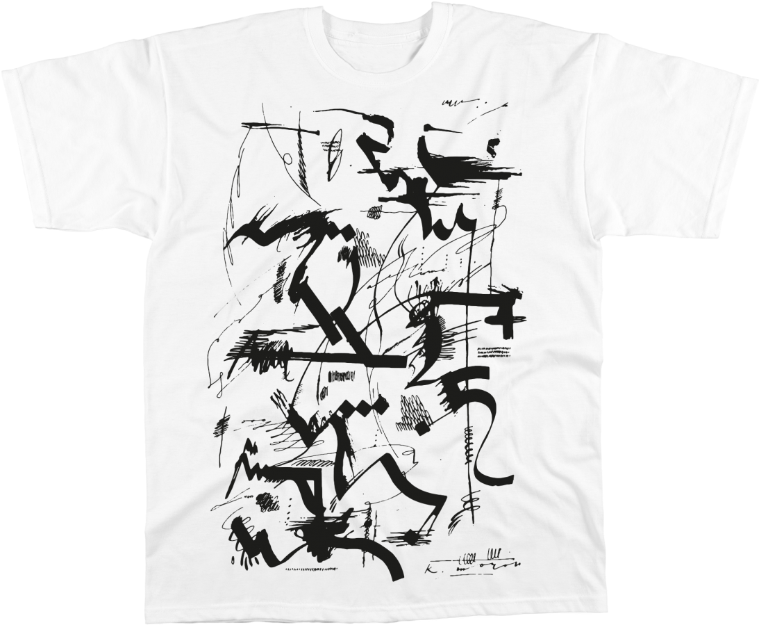 Abstract Ink Art T Shirt Design