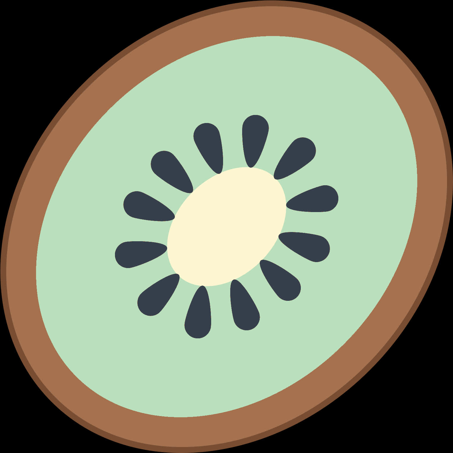 The Object Is An Oval Shape That Is Angled To The Right - Oval Shaped Objects Clipart, HD Png Download PNG with transparent background
